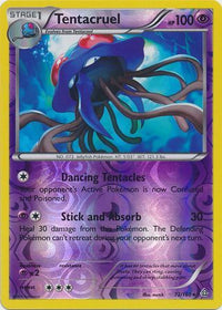 Tentacruel 72/160 - Reverse Holo-Kantocards