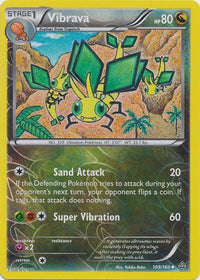 Vibrava 109/160 - Reverse Holo-Kantocards