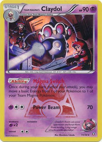 Team Magma's Claydol 11/34-Kantocards