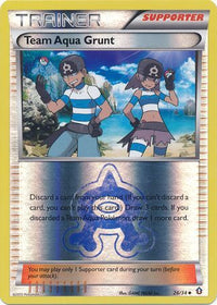 Team Aqua Grunt 26/34 - Reverse Holo-Kantocards