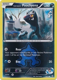 Team Aqua's Poochyena 16/34 - Reverse Holo-Kantocards