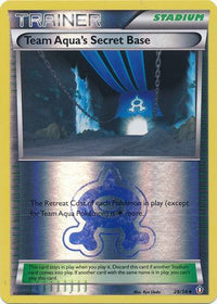 Team Aqua's Secret Base 28/34 - Reverse Holo-Kantocards