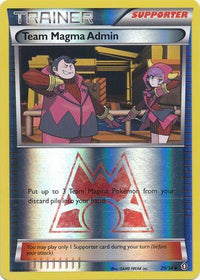 Team Magma Admin 29/34 - Reverse Holo-Kantocards