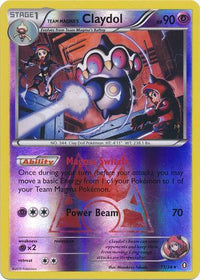 Team Magma's Claydol 11/34 - Reverse Holo-Kantocards