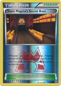 Team Magma's Secret Base 32/34 - Reverse Holo-Kantocards