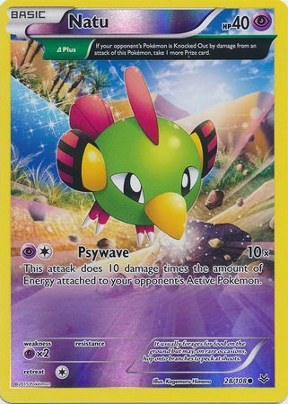 Natu 28/108 - Reverse Holo-Kantocards