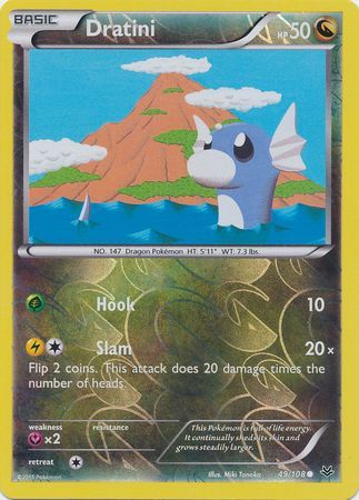 Dratini 49/108 - Reverse Holo-Kantocards