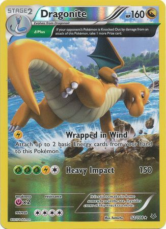 Dragonite 52/108 - Reverse Holo