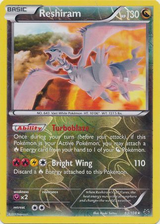 Reshiram 63/108 - Reverse Holo