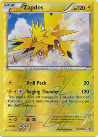 Zapdos 23/108 - Reverse Holo-Kantocards