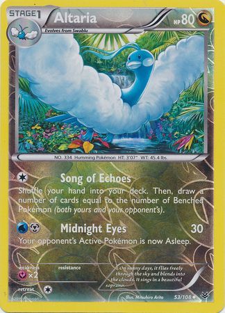 Altaria 53/108 - Reverse Holo-Kantocards