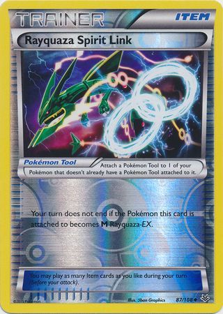 Rayquaza Spirit Link 87/108 - Reverse Holo