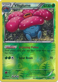 Vileplume 3/98 - Reverse Holo-Kantocards