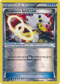 Ampharos Spirit Link 70/98 - Reverse Holo-Kantocards