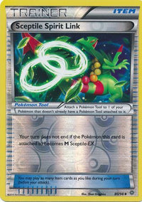 Sceptile Spirit Link 80/98 - Reverse Holo-Kantocards