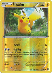 Pikachu 48/162 - Reverse Holo-Kantocards