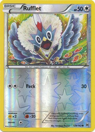 Rufflet 129/162 - Reverse Holo