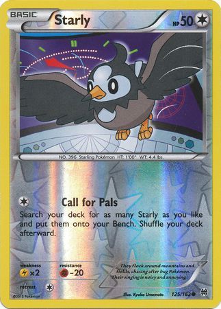 Starly 125/162 - Reverse Holo