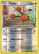 Doduo 115/162 - Reverse Holo-Kantocards
