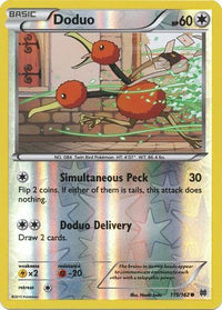 Doduo 115/162 - Reverse Holo-Kantocards