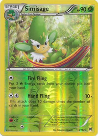 Simisage 6/162 - Reverse Holo-Kantocards