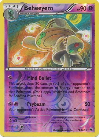 Beheeyem 74/162 - Reverse Holo