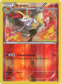 Braixen 26/162 - Reverse Holo-Kantocards
