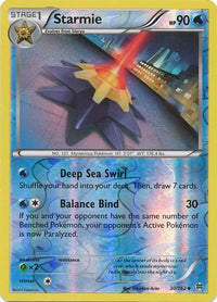 Starmie 30/162 - Reverse Holo-Kantocards