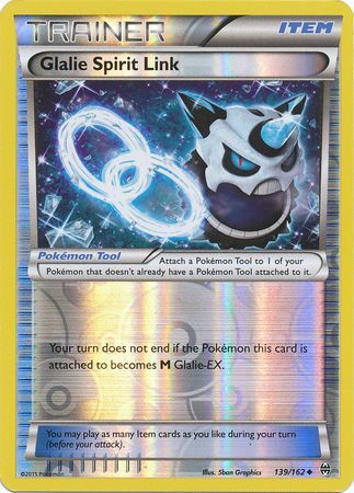 Glalie Spirit Link 139/162 - Reverse Holo