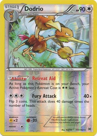 Dodrio 117/162 - Reverse Holo