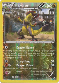 Haxorus 111/162 - Reverse Holo-Kantocards