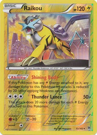 Raikou 55/162 - Reverse Holo-Kantocards
