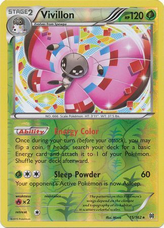 Vivillon 15/162 - Reverse Holo