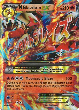 Mega Blaziken EX XY86-Kantocards