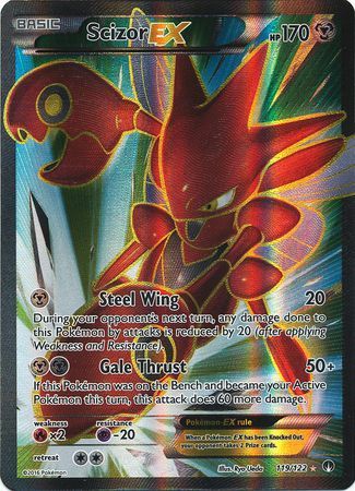 Scizor EX 119/122-Kantocards