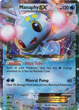 Manaphy EX 32/122-Kantocards