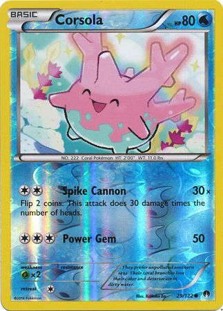Corsola 29/122 - Reverse Holo