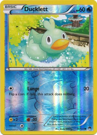 Ducklett 36/122 - Reverse Holo