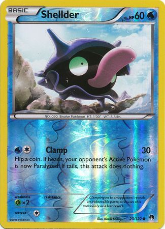 Shellder 23/122 - Reverse Holo