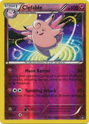 Clefable 82/122 - Reverse Holo-Kantocards