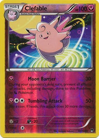 Clefable 82/122 - Reverse Holo-Kantocards