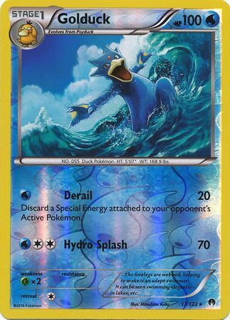 Golduck 17/122 - Reverse Holo
