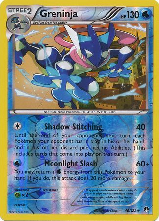 Greninja 40/122 - Reverse Holo