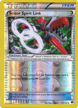 Scizor Spirit Link 111/122 - Reverse Holo