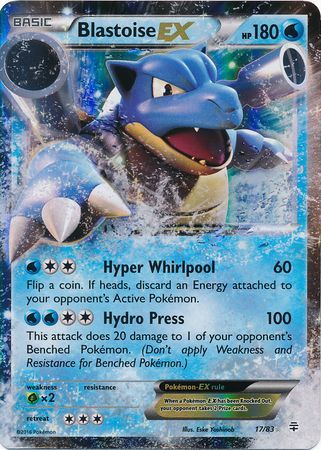 Blastoise EX 17/83-Kantocards