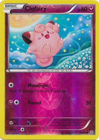 Clefairy 50/83 - Reverse Holo
