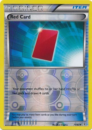 Red Card 71/83 - Reverse Holo