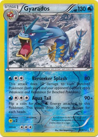 Gyarados 23/83 - Reverse Holo-Kantocards