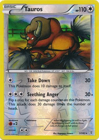 Tauros 57/83 - Reverse Holo