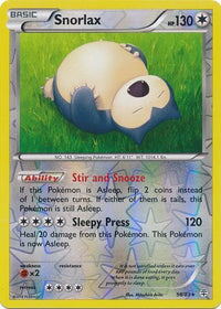 Snorlax 58/83 - Reverse Holo-Kantocards